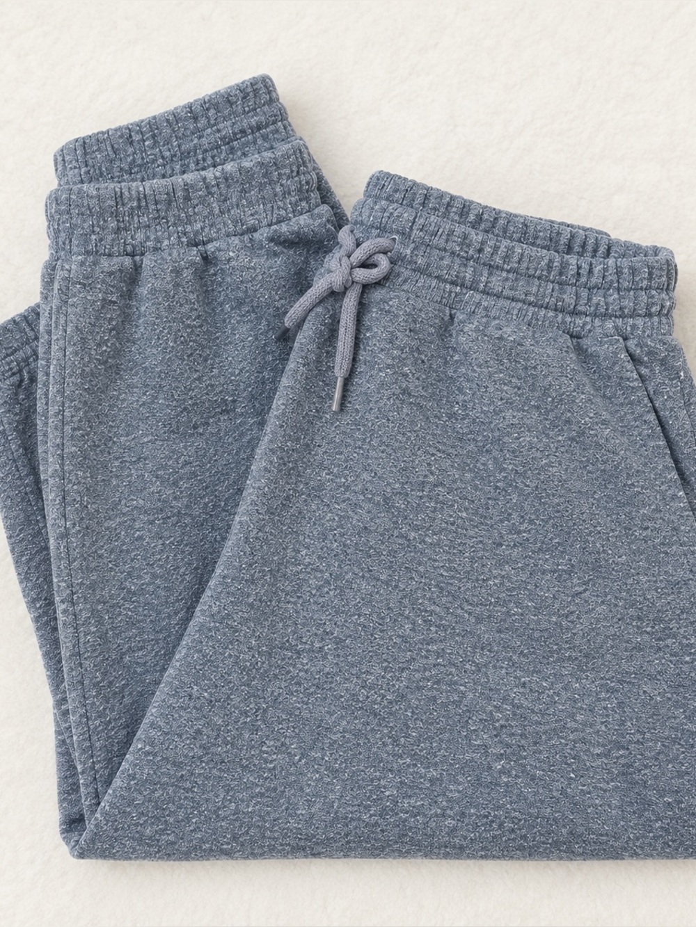 Heather Blue Drawstring Sweatpants